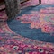 Homeroots 8 ft. Round Blue & Pink Medallion Area Rug 385257 - alternate 8